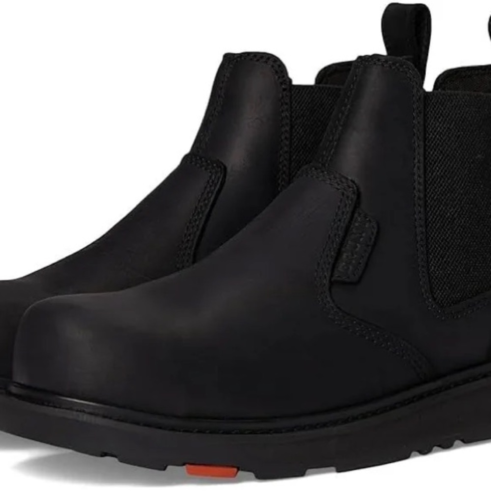 Men's Brunt Black Leather Chelsea Boots